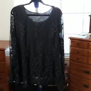 Soft Surroundings Lace Top X Large